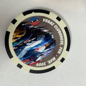 Vegas Clubhouse Poker Chip Welcome to Las Vegas Motor‎ Speedway Feb-Mar 2009